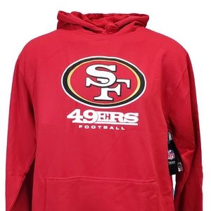 San Francisco 49ers Red Majestic NFL Hoodie